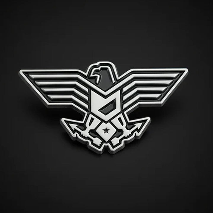 Challenge Coin - Antique Silver and Gloss Black - Presale