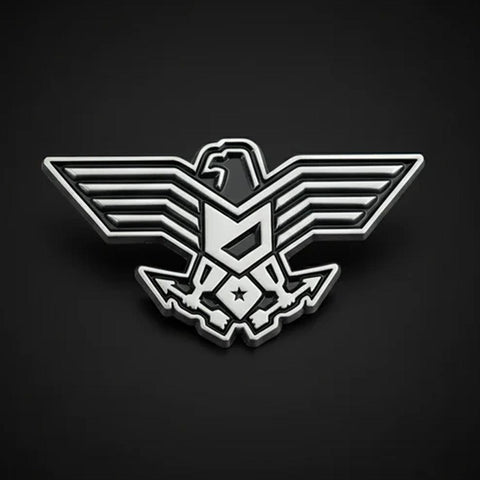 Challenge Coin - Antique Silver and Gloss Black - Presale