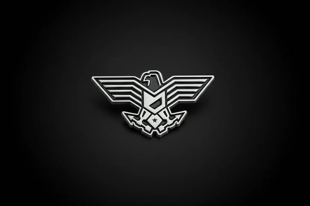 Challenge Coin - Antique Silver and Matte Black - Presale